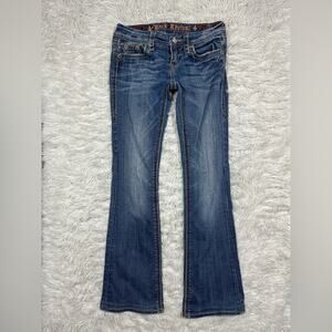 Rock Revivial Women’s Cecilia Boot Cut Jeans Blue Wash Size 26x30